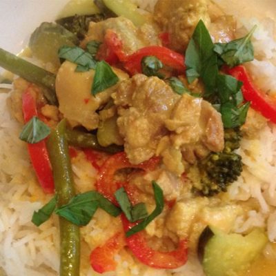 thai yellow chicken curry
